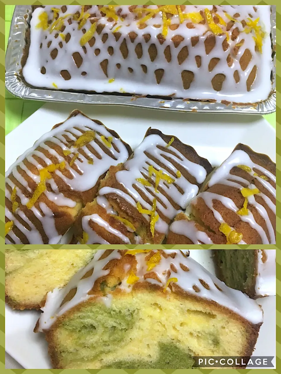 柚子と抹茶のパウンドケーキ🍵🍊🍋|Miyukiさん