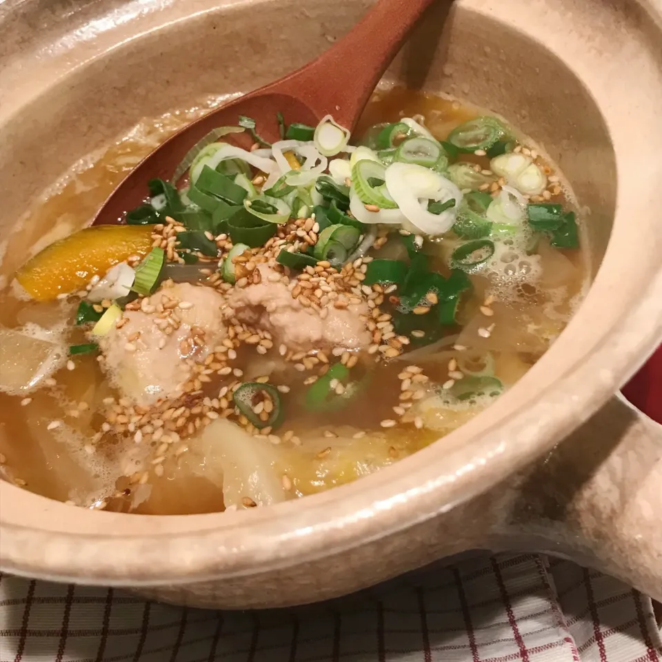 鶏団子と野菜のスープ|麻紀子さん