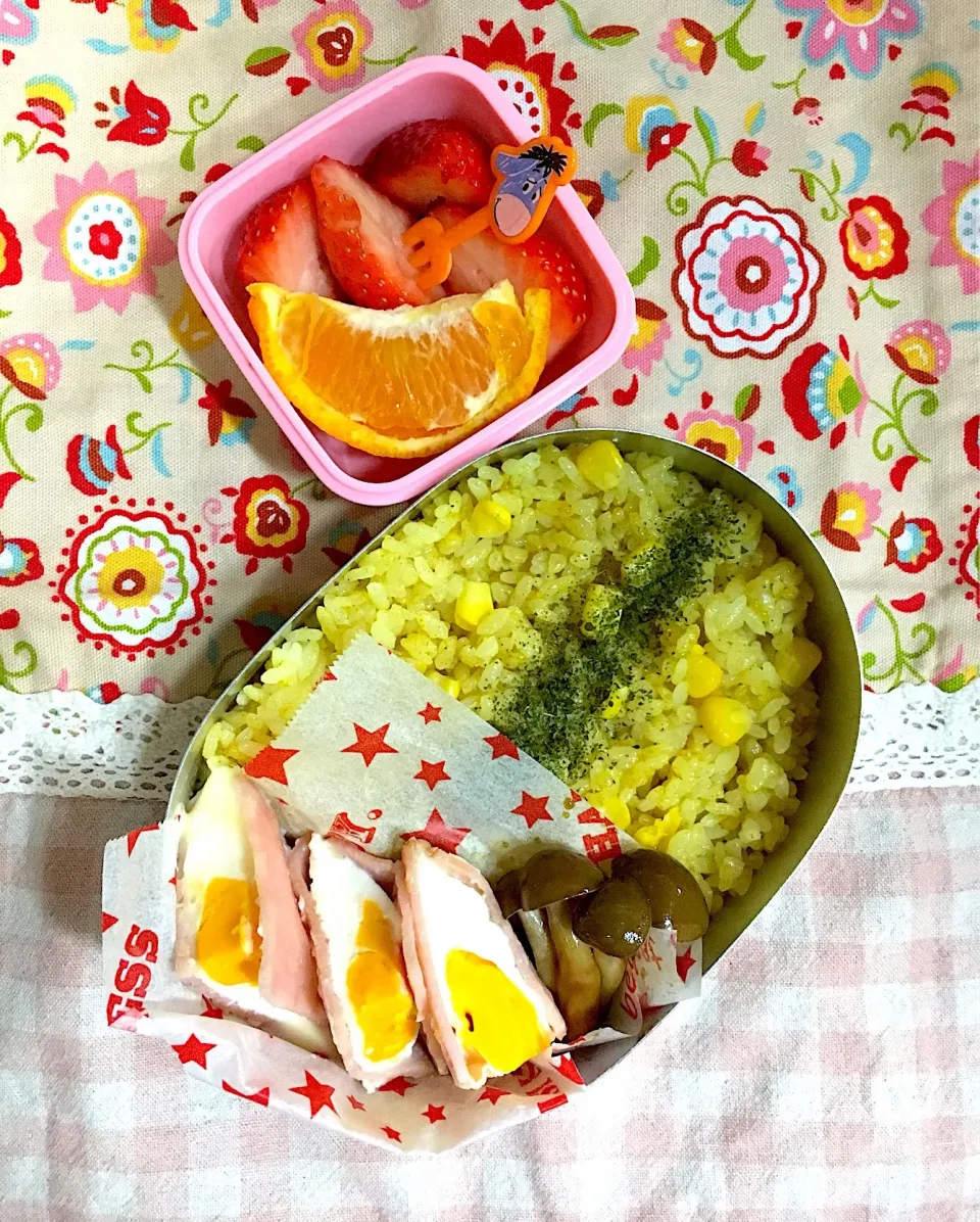 年少さん弁当92日目 #アルミ弁当  #保温庫弁当  #年少さんお弁当|チョコらんさん