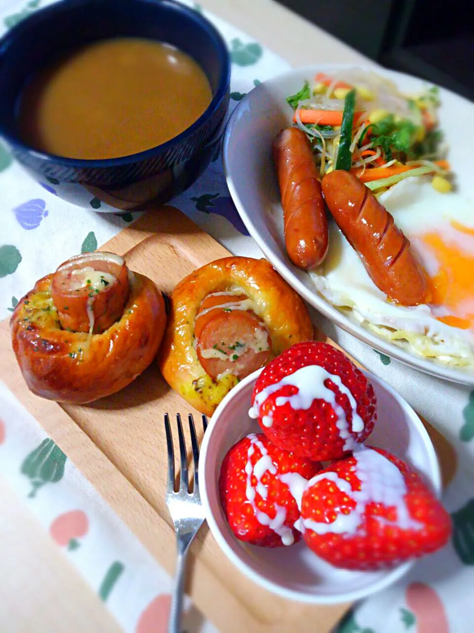 朝食🌅|みるくここあさん