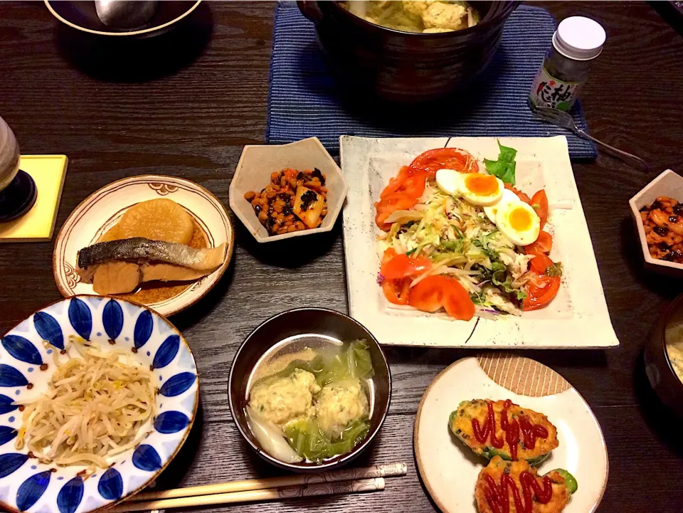 夜ご飯
 #家飯#おうちご飯#ヘルシー料理|かなさん