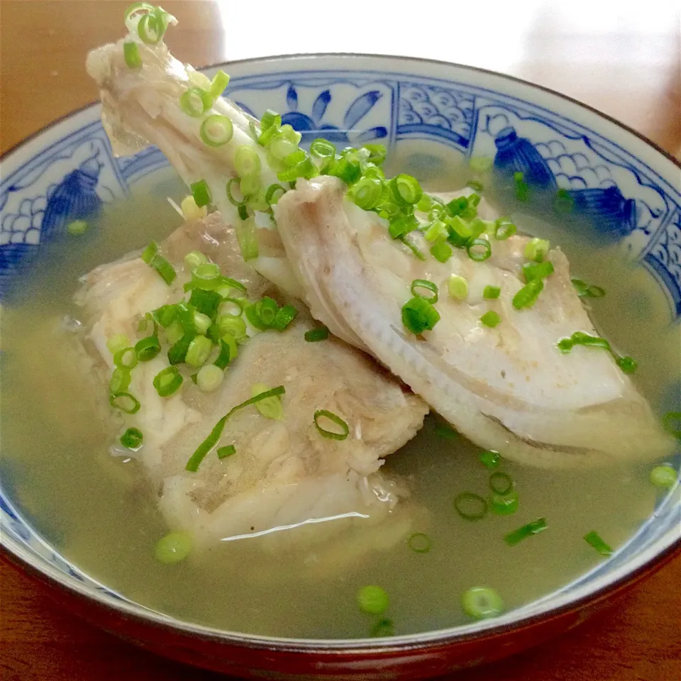 Snapdishの料理写真:カワハギの酒蒸し🍶簡単レンジで5分でね〜🤗🎵|まいりさん