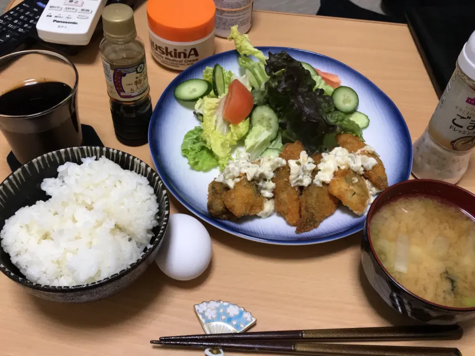 アジ大葉フライ定食|はやとさん