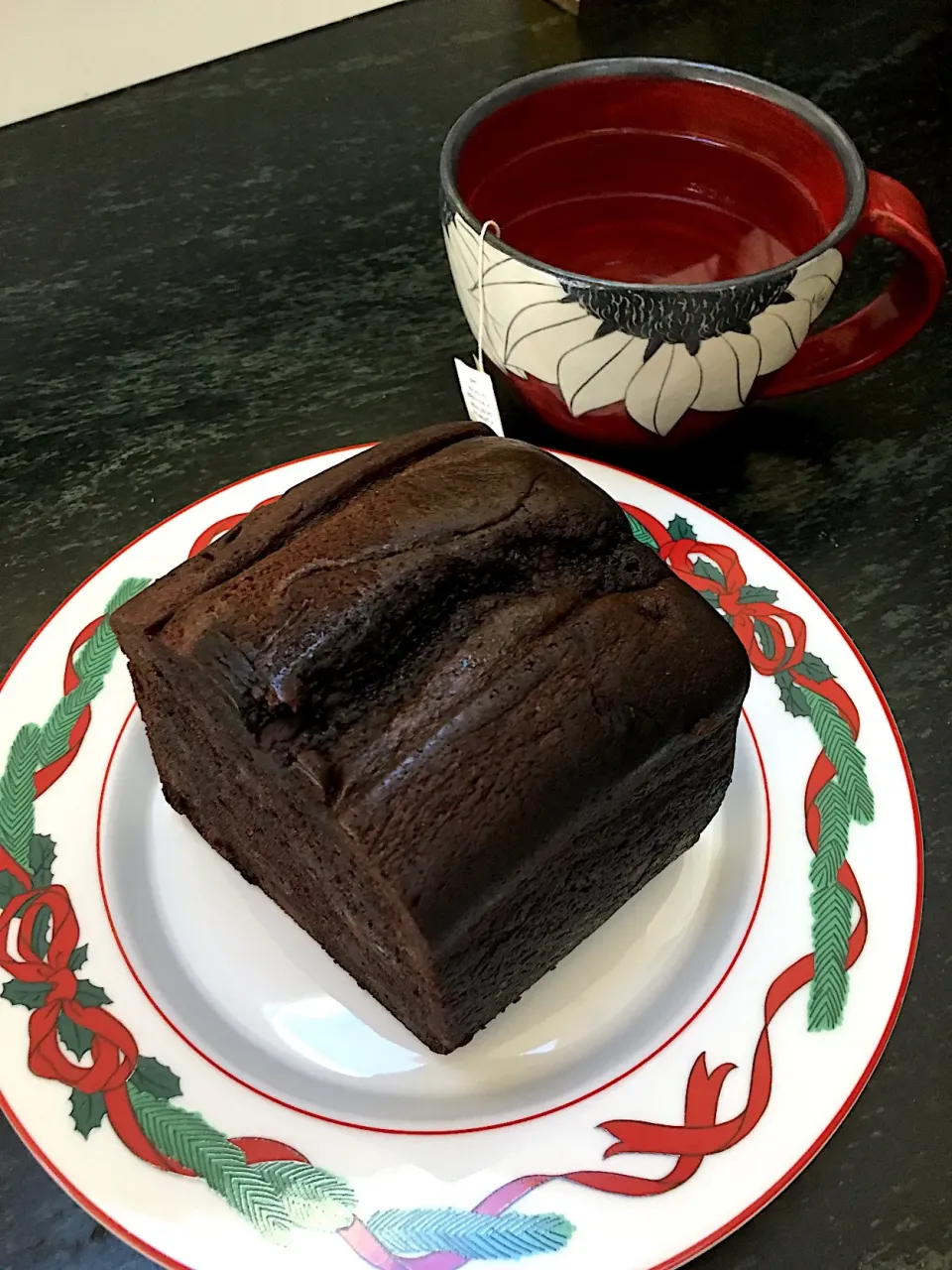 Dark Chocolate Poundcake w/ mini chocolatechip morsels|🌺IAnneさん