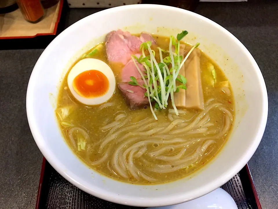 Snapdishの料理写真:幸跳さんで、ベジカレーらぁ麺〜♡|いく❤️さん