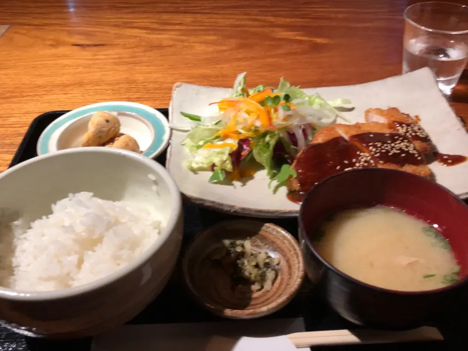 肉の日替り定食|しおひろさん