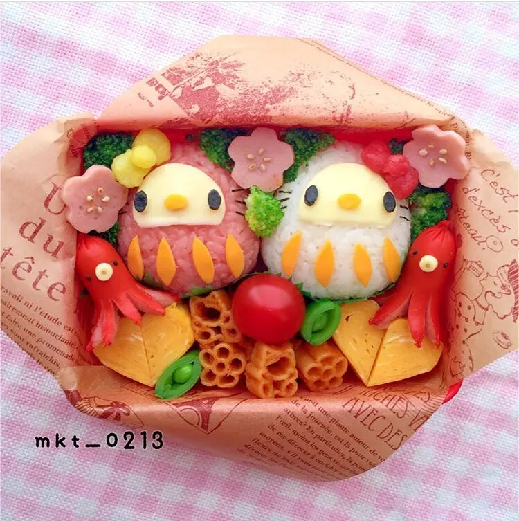 💗受験弁当💗
  #キャラフード  #手作り弁当   #キャラおにぎり  #キャラごはん  #キティちゃん弁当   #キャラ弁  #デコ弁  #お弁当 #ハートの卵焼き|🍒みぃ🍒さん