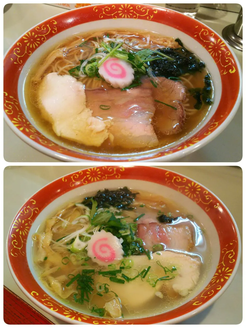 醤油ラーメンと塩ラーメン
普段は醤油ラーメンを好んで食べますが初めて入ったこの店の塩ラーメンは美味い！|kamekameさん