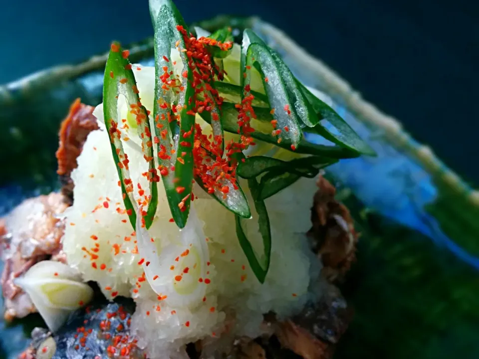 Snapdishの料理写真:じゅんけさんのお料理*
　～鯖缶の大根おろし和え～|ことり*さん