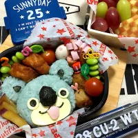 コアラニャン弁当 #コアラニャン #キャラ弁  #キャラ弁当 #妖怪ウォッチ  #お弁当  #お弁当記録  #デコふり|miiさん