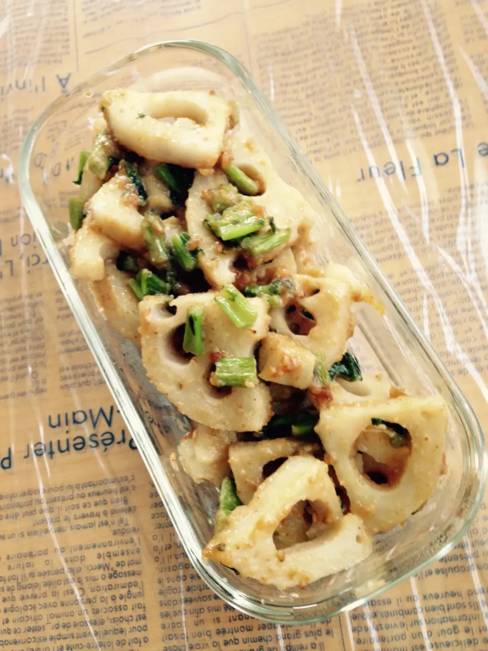 ろみちゃん0627さんのレンコンのごま味噌炒め #楽天レシピ|楽天レシピさん