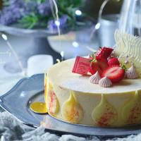 ショコラブランのケーキ

#ムース#ホワイトチョコレートムース#アントルメ#ケーキ#ホームメード