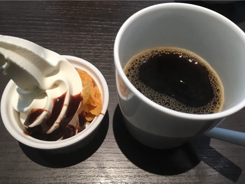 札幌グランドホテルでのランチブュッフェのラストはソフトクリーム🍦と珈琲☕️|フージさん