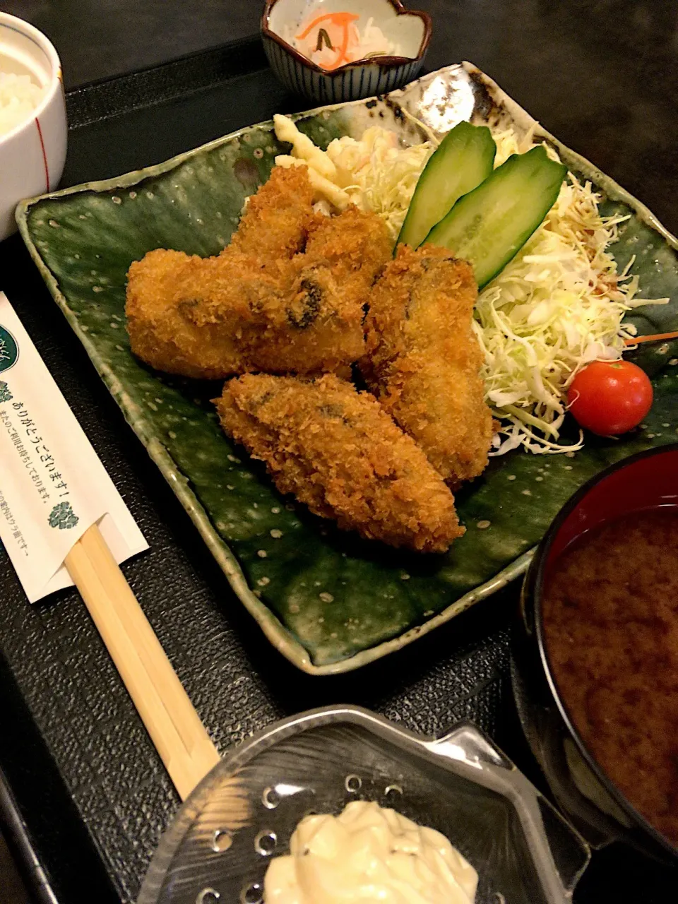 カキフライ定食|ダンディ☆和田さん