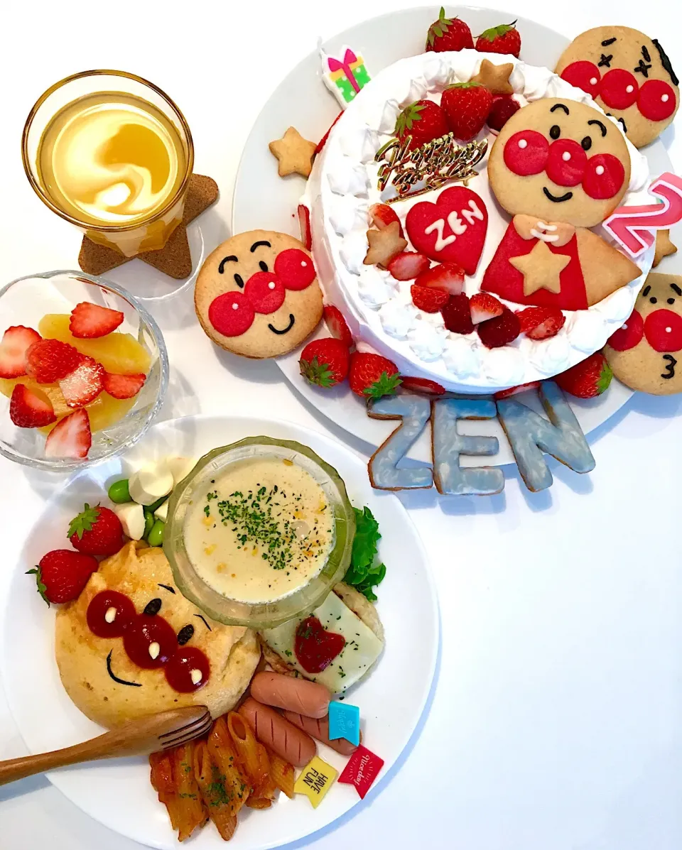 息子お誕生日パーティーご飯♪|harunoさん