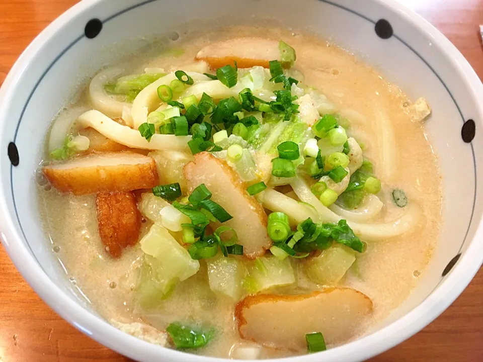 1/21 ランチ♪ 味噌豆乳うどん|ikukoさん