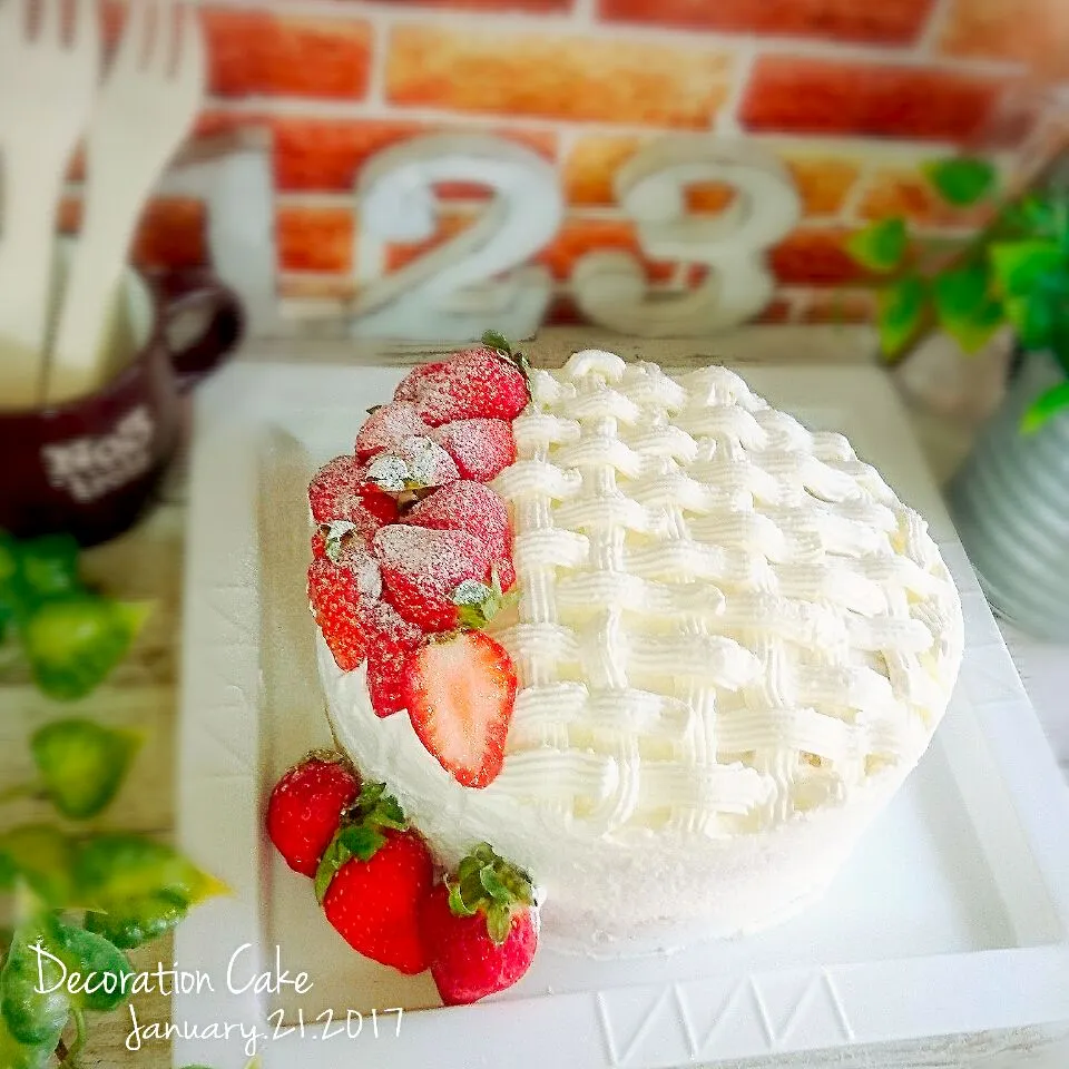 デコレーションケーキ🍓|chika_719さん