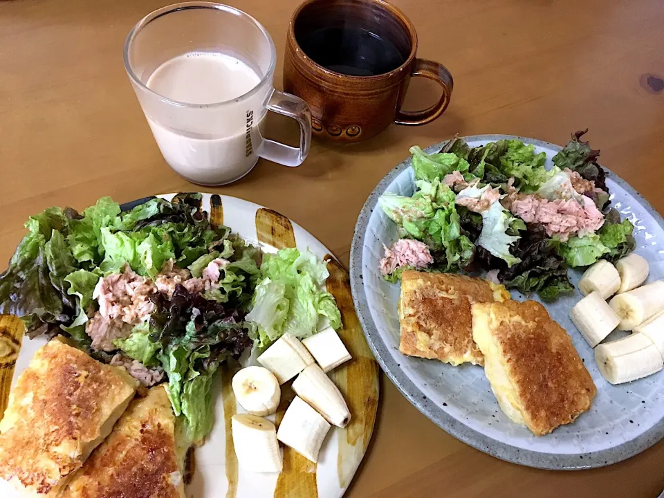 今日のブランチ🤩🍯久しぶりにフレンチトースト´◡`|さくたえさん