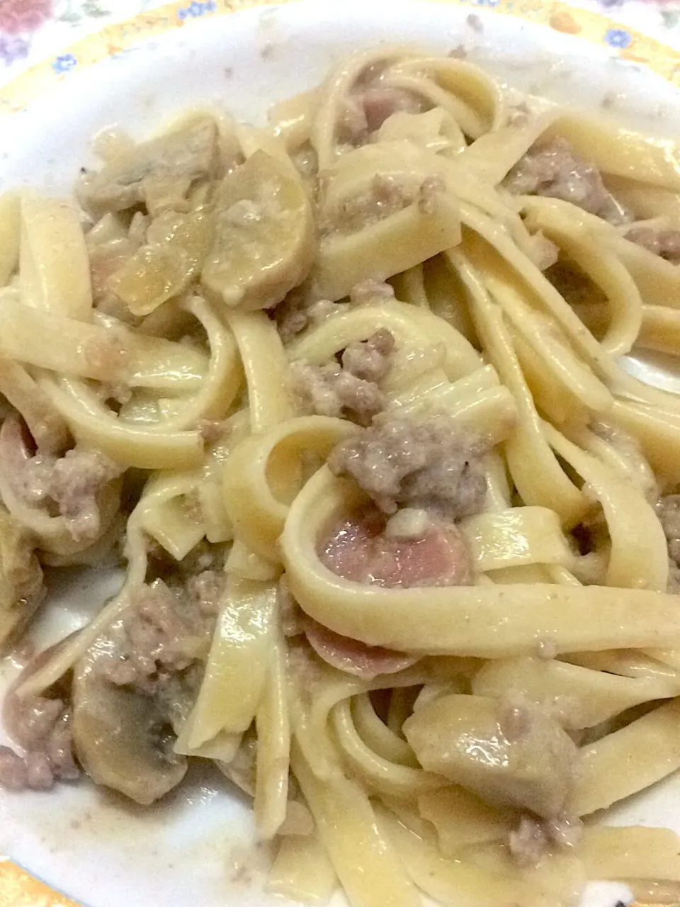 fettucini carbonara|dynaさん