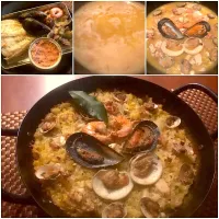 Snapdishの料理写真:Paella de mariscos🥘ﾊﾟｴｰｼﾞｬ･ﾃﾞ･ﾏﾘｽｺｽ<ｼｰﾌｰﾄﾞのﾊﾟｴﾘｱ>