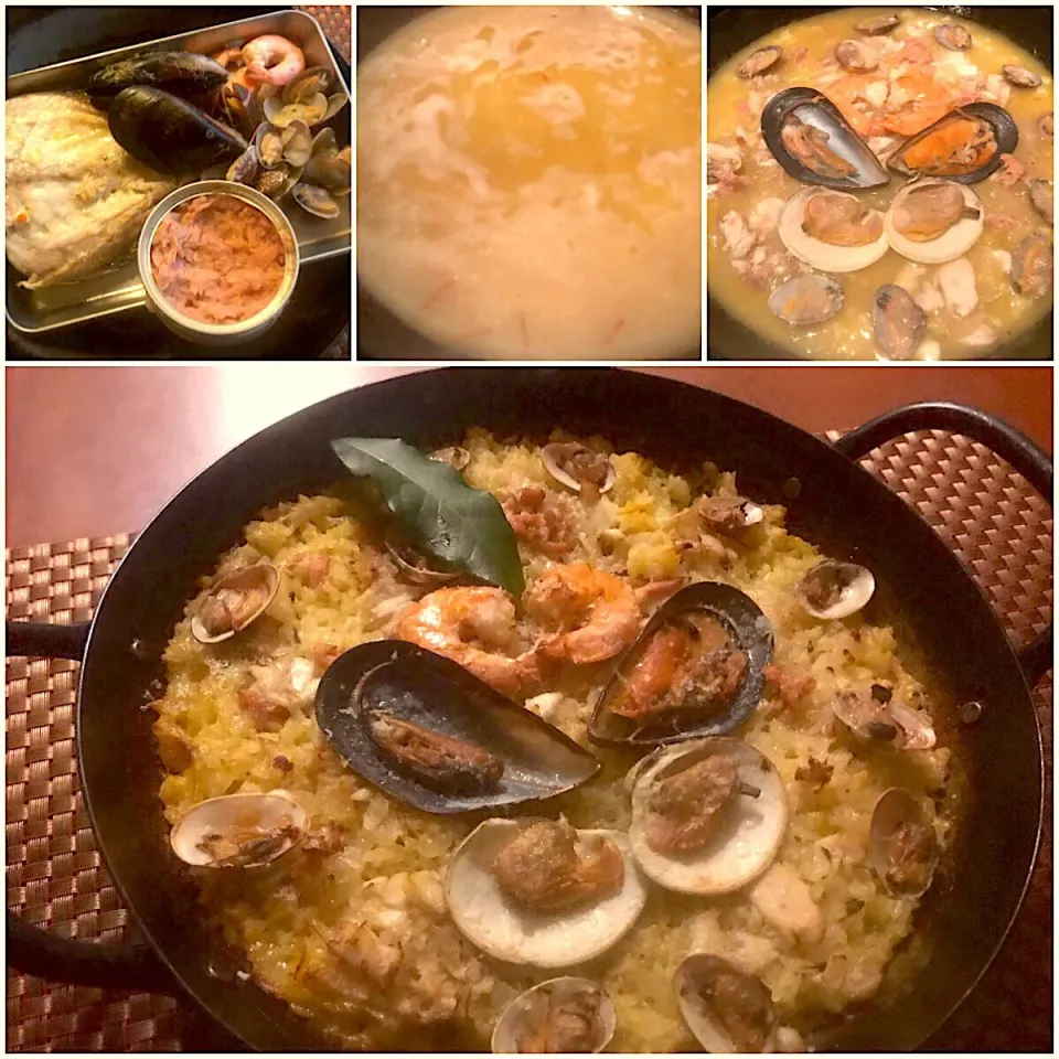 Paella de mariscos🥘ﾊﾟｴｰｼﾞｬ･ﾃﾞ･ﾏﾘｽｺｽ<ｼｰﾌｰﾄﾞのﾊﾟｴﾘｱ>|🌈Ami🍻さん