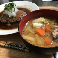 Snapdishの料理写真:鯖の味噌汁|riverさん