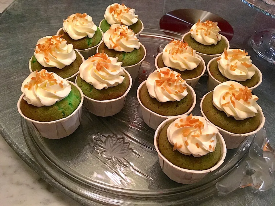 Gula Melaka pandan cupcakes|Ong Sor Fernさん