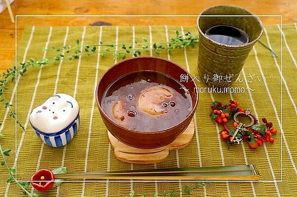 ゆであずき缶 で作る簡単 御ぜんざい 桃咲マルク Snapdish スナップディッシュ Id Od4hwa