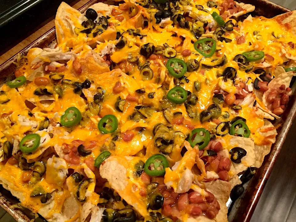 Sheet pan Nachos #sundaynight #footballnight #skol|K Goodnessさん