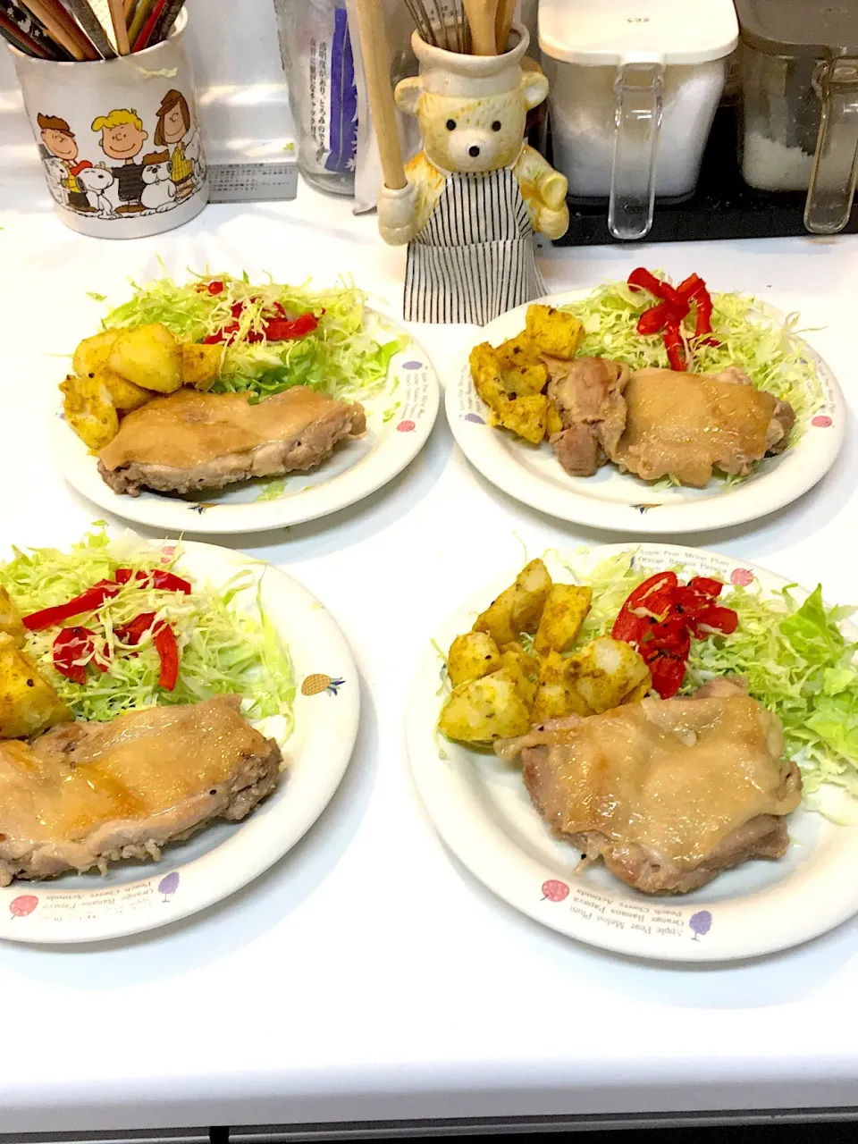 チキンソテーガーリックレモン🍋醤油|けもさん