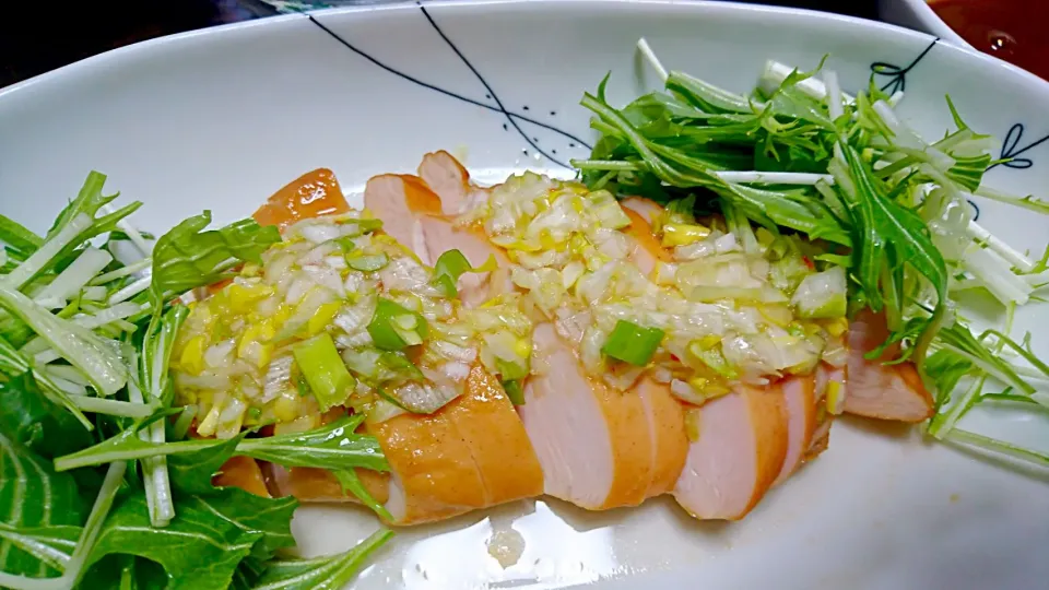 スモークチキンでよだれ鶏🎵|hiroeさん