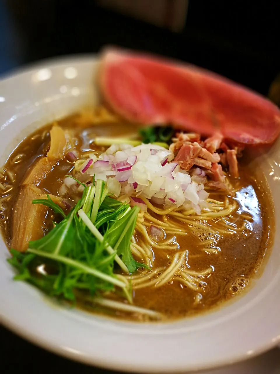 Snapdishの料理写真:濃厚煮干し豚骨ラーメン|maroさん