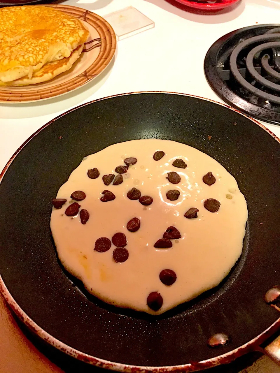 Chocolate Chip Pancake  #pancake #chocolatechippancake|🌺IAnneさん