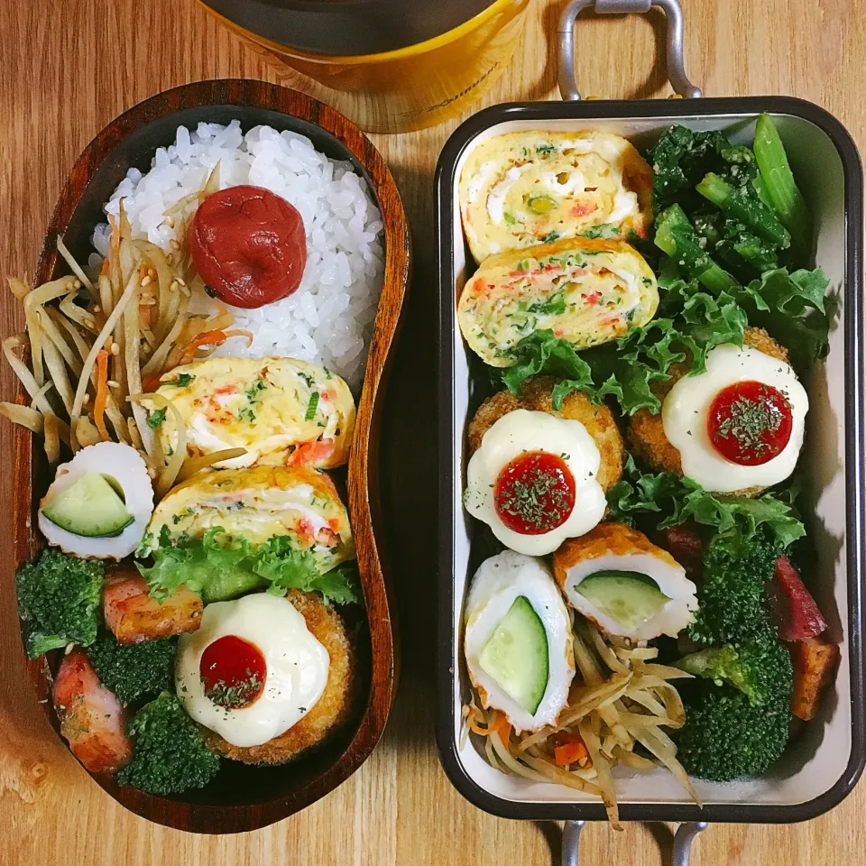 Snapdishの料理写真:家族のお弁当 2018.01.24|＊emio＊さん