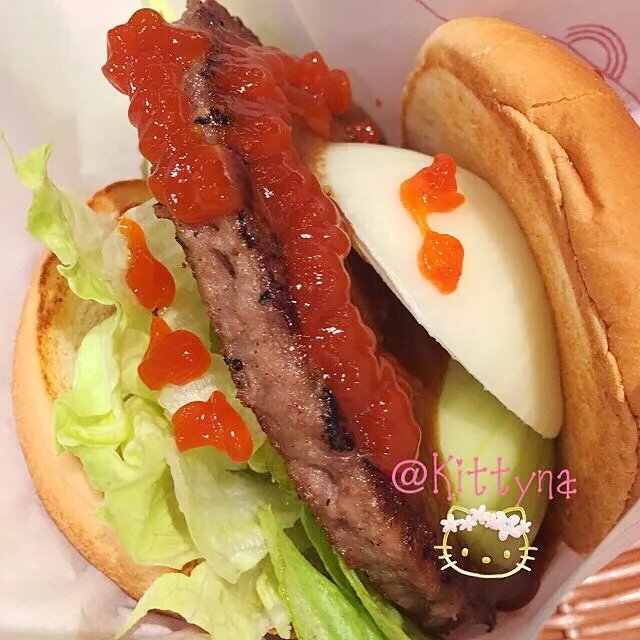 🐄 Wagyu Burger Demi-glace🍔|🎀Kittyna🌸さん