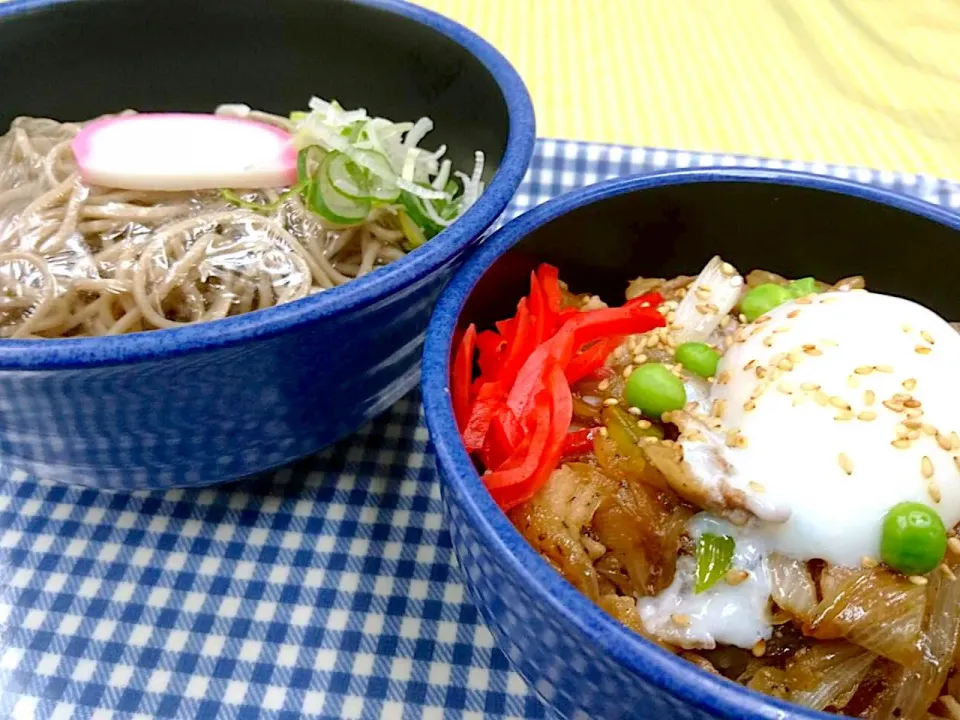 ミニ焼肉丼、おそばセット|nyama1さん