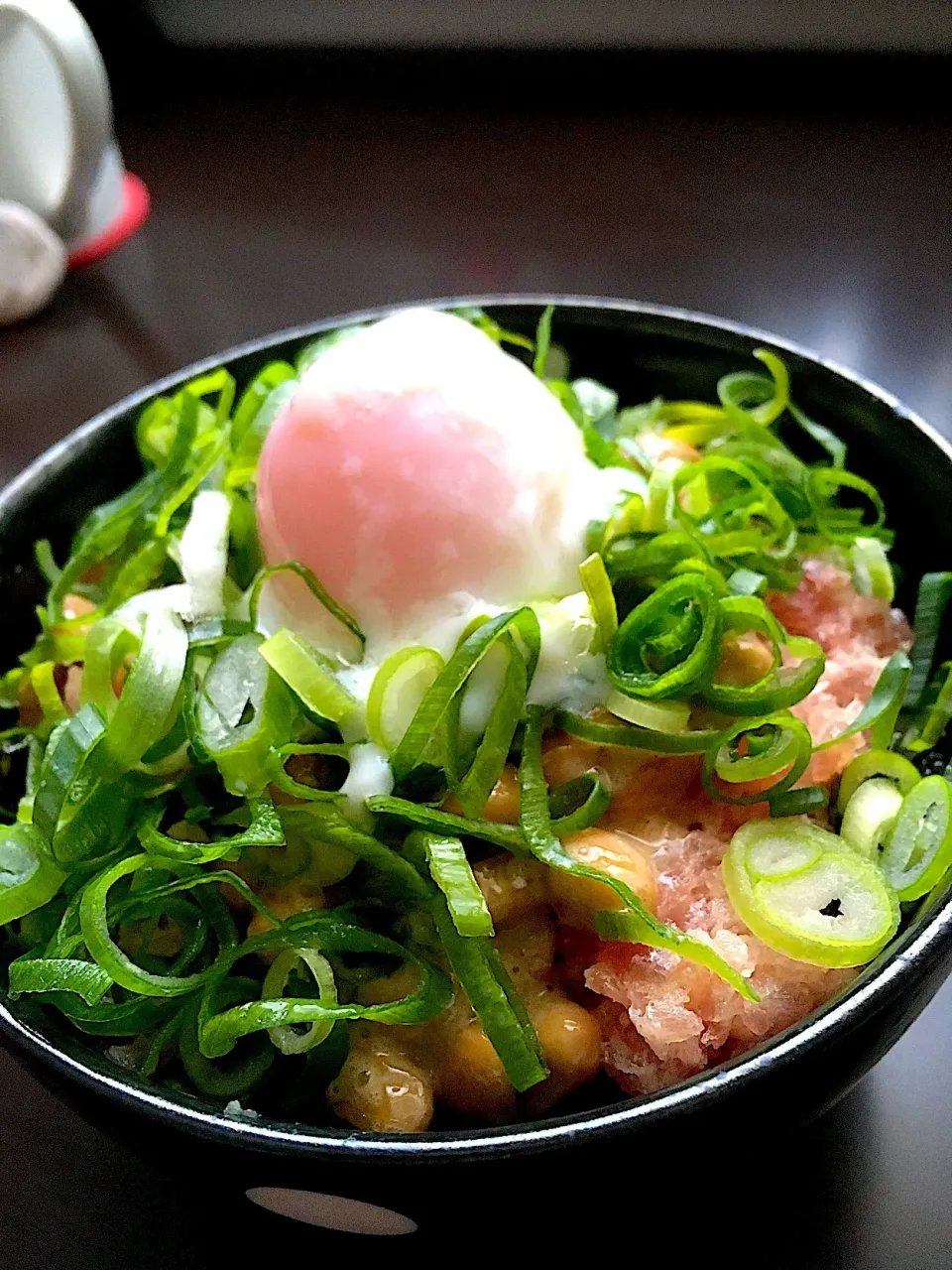 ちょっと豪華なTKG✨納豆ネギま!丼|Iriemarukoさん