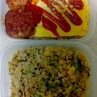 Snapdishの料理写真:炒飯、オムライス|あみさん