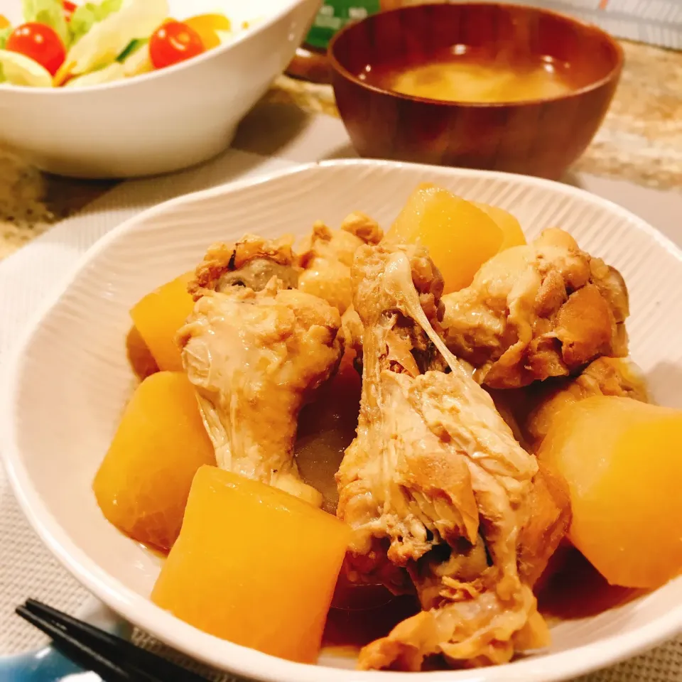 手羽元と大根のさっぱり煮🍲🍗|🍎ゆかりんご🍎さん