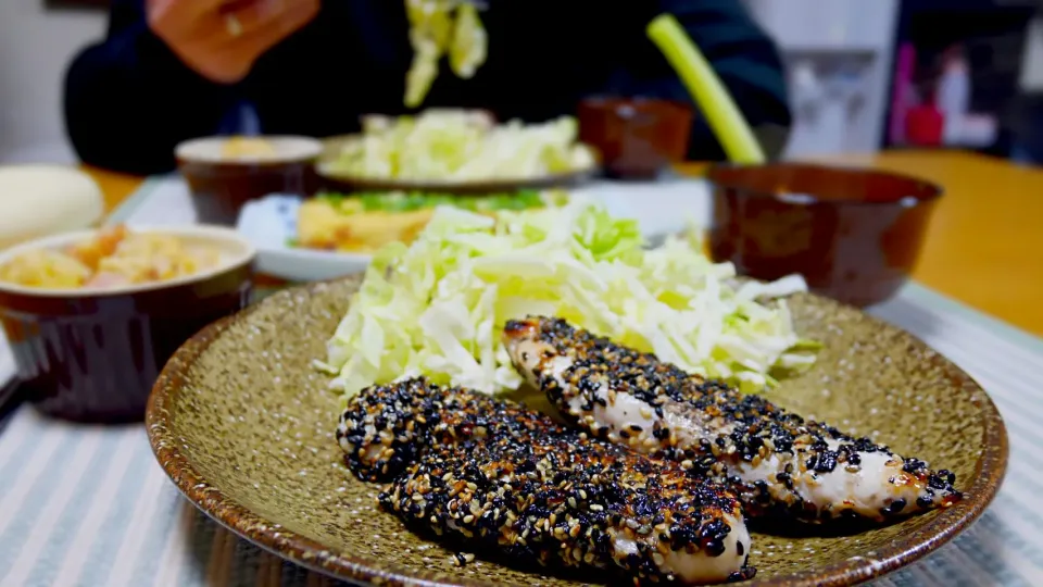 ササミの胡麻焼き♪|ちかぴょんさん