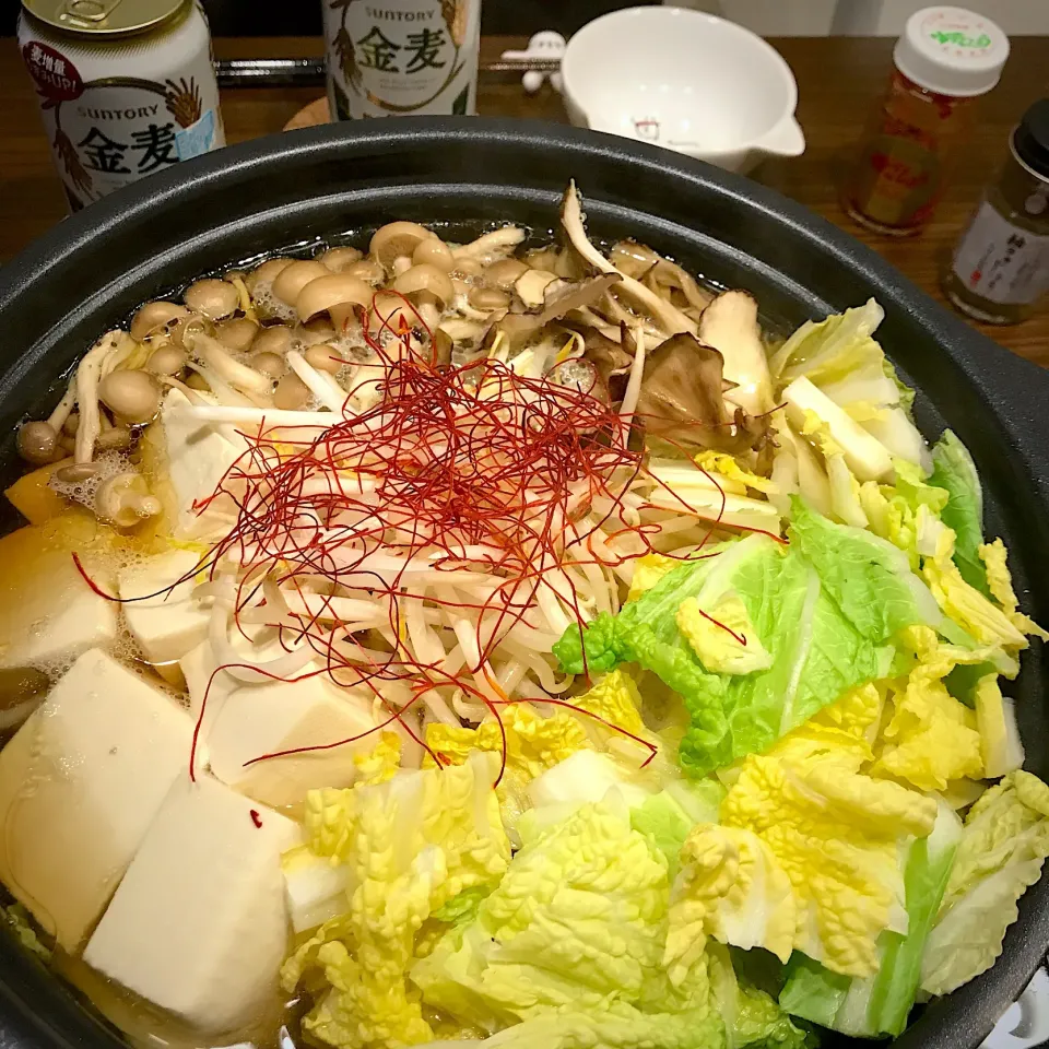 あったか鶏豚しょうゆ鍋〜〜🍲|マイコさん