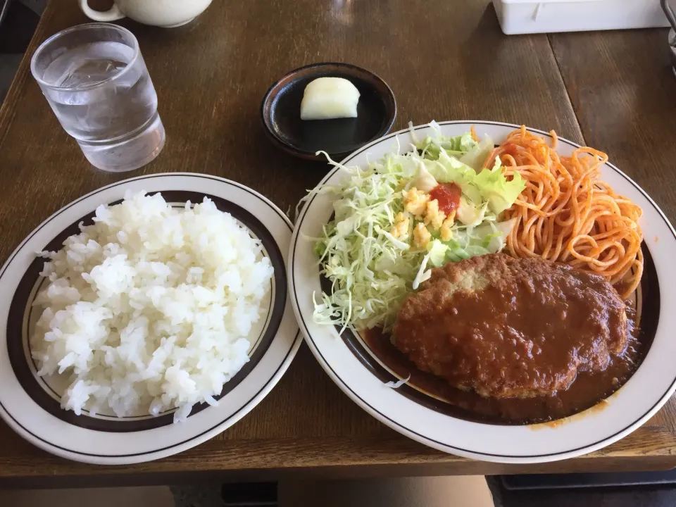 ジャンボハンバーグ定食|おっちさん