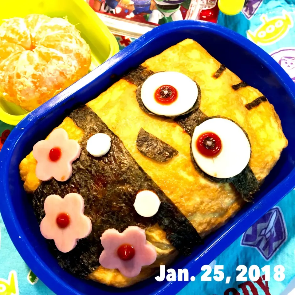 年少さん弁当
 #お弁当  #幼稚園  #キャラ弁 #ミニオン|ヒロさん