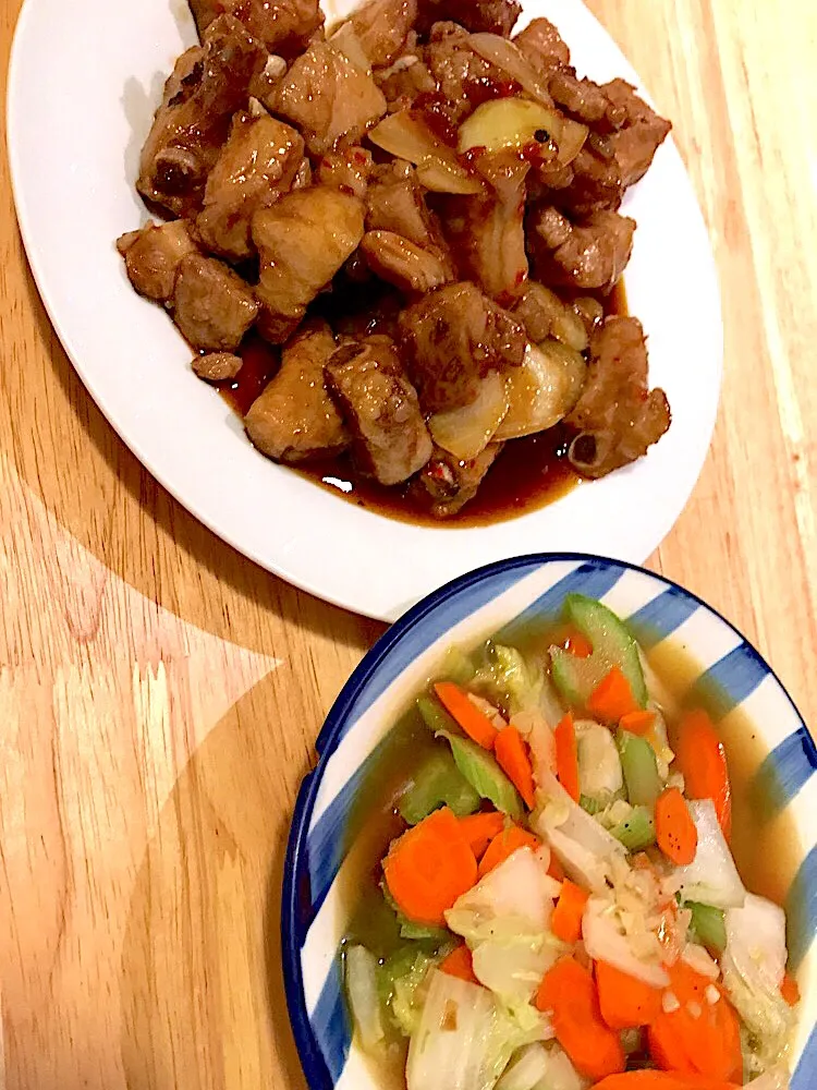 Snapdishの料理写真:Sweet chilli spareribs|Tiffany Hoangさん