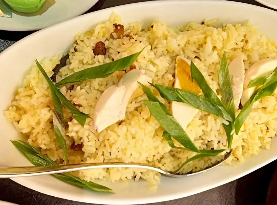 Salted Egg with dried fish Rice|Mariano Ngさん