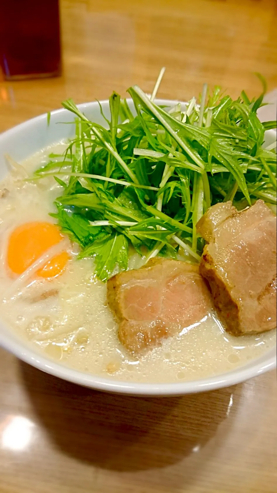 豚骨ラーメン、自家製チャーシューのせ❗|いちあらママさん