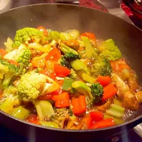 Snapdishの料理写真:nice delish simple stir fry|Jayson Mccrimmonさん