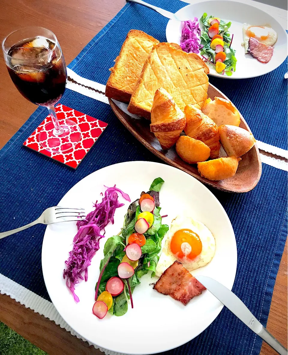 至福のパンランチ🍞🥗|呑兵衛料理家 おねこさん