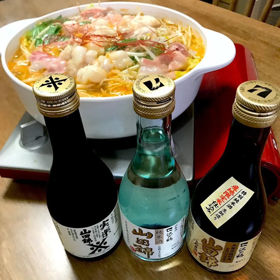 おうちであったかもつ鍋と日本酒で乾杯♪|♪なつぱんだ♪さん