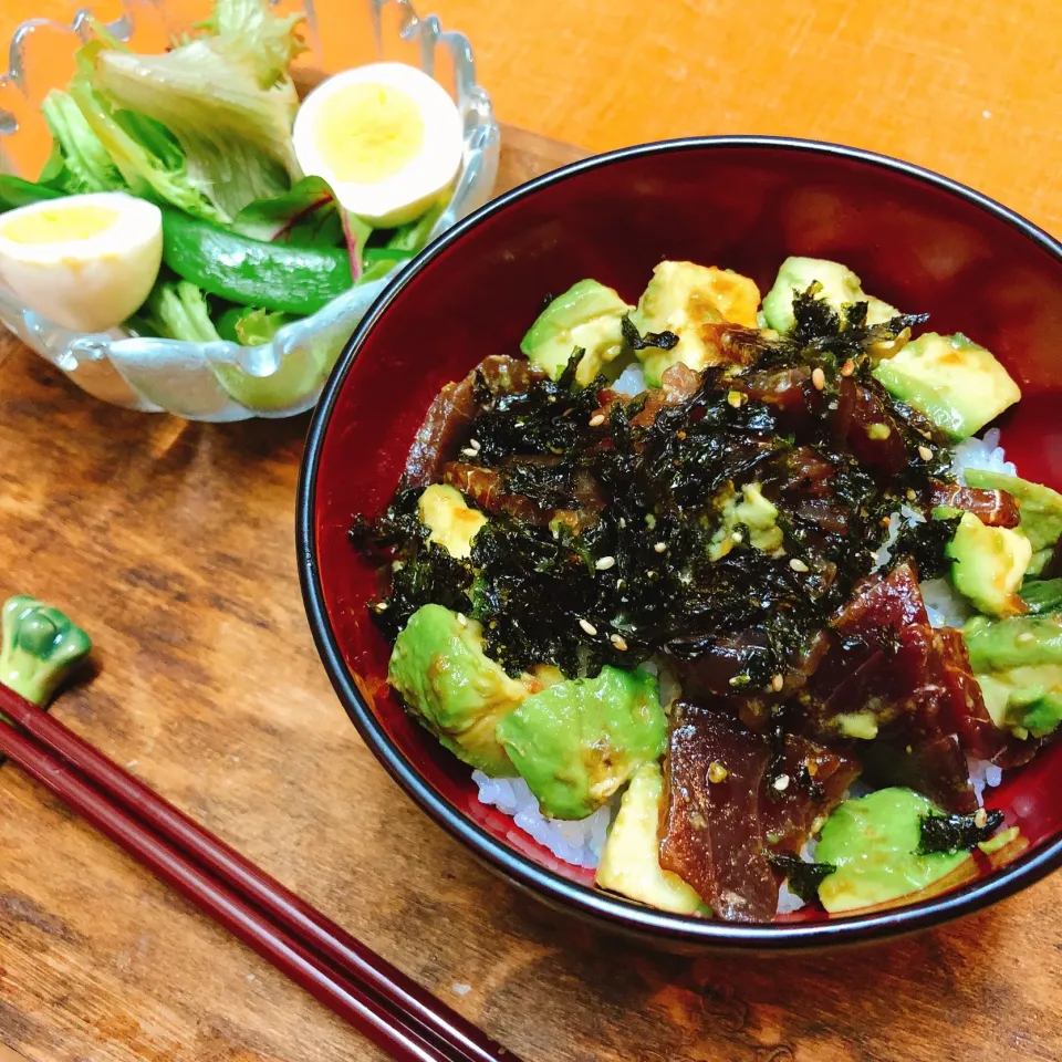 アボカドマグロ丼|きのみんさん